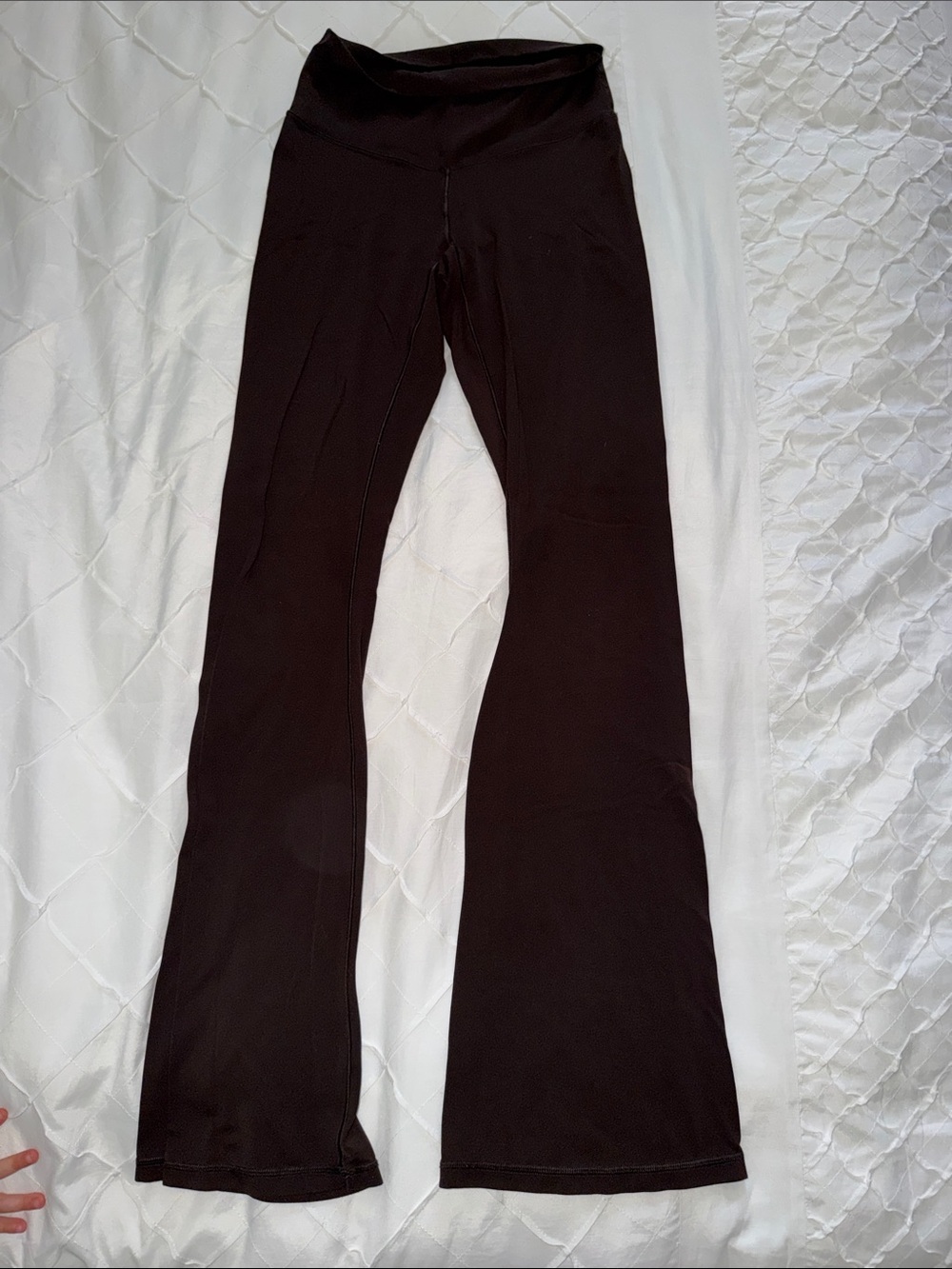 Aerie Offline High-Rise Dark Brown Bootcut Flare Leggings